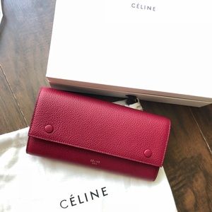 Celine Wallet Red